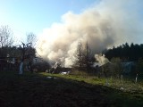 Pożar w Białymstoku! Chmura gryzącego dymu unosi się na kilkanaście metrów! (wideo, 2x zdjęcia)