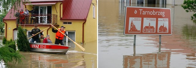 Z zalanych terenów woda stopniowo ustępuje.