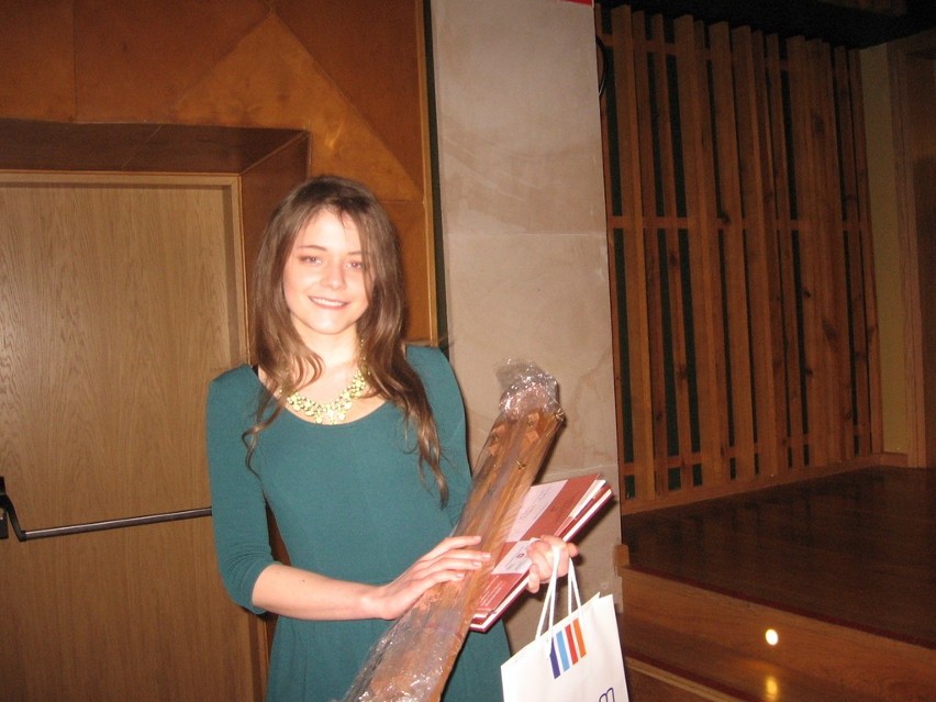 Kamila Bernert z Radomia też otrzymała nagrodę.