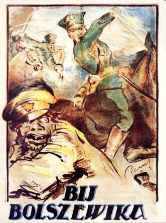 Polski antybolszewicki plakat propagandowy, 1920.