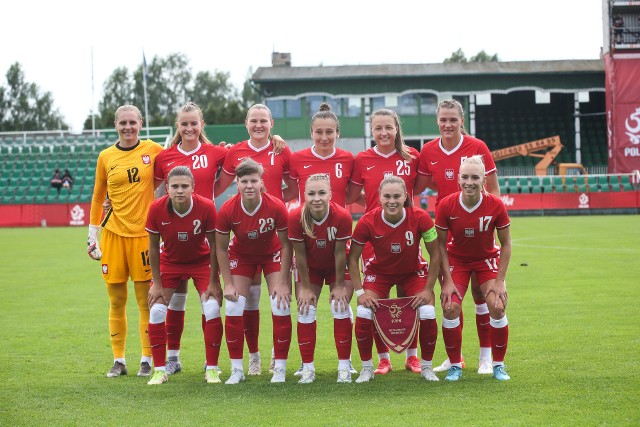 Reprezentacja Polski Kobiet w meczu z Islandią 29 czerwca 2022
