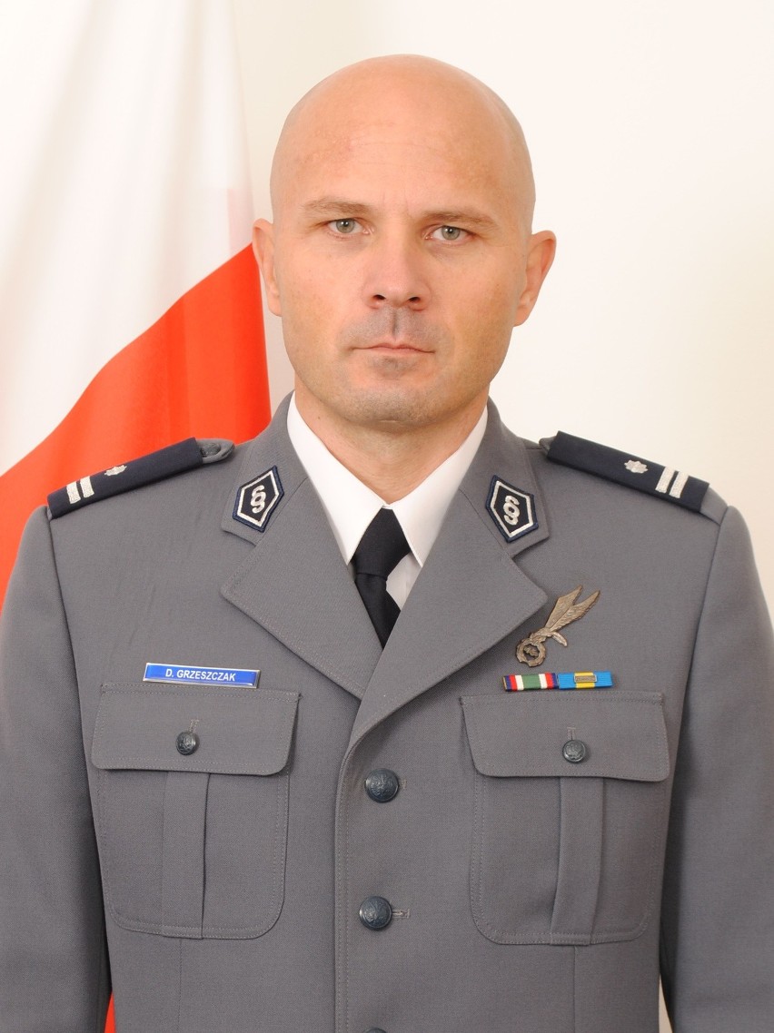 Podinspektor Dariusz Grzeszczak, komendant Komisariatu...