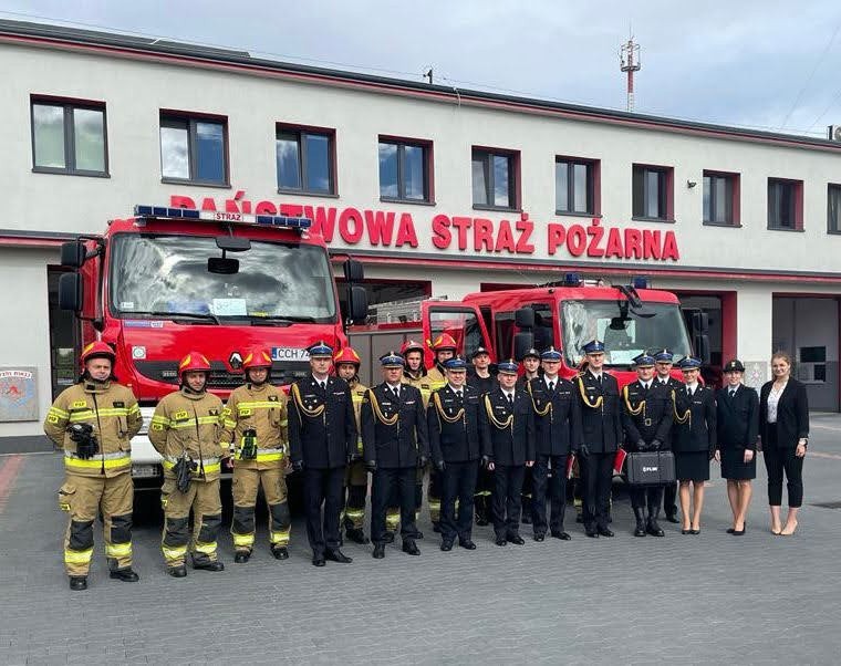 Nowi strażacy wstąpili w szeregi chełmińskiej komendy. Z...