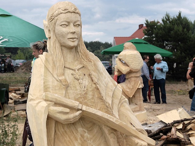 Jedna z rzeźb, które powstały podczas pleneru "U Styperków"