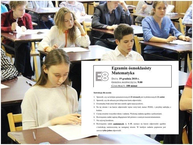 Próbny Sprawdzian ósmoklasisty Z Matematyki