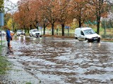 Zalane ulice w Białymstoku. Opady deszczu i zatkane studzienki kanalizacyjne. Miasto znów popłynęło