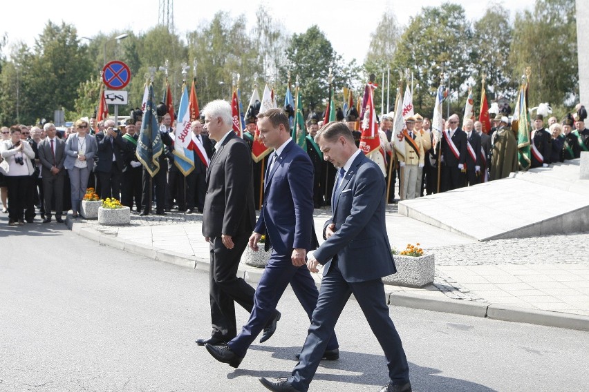 Prezydent Andrzej Duda w Jastrzębiu na uroczystościach...