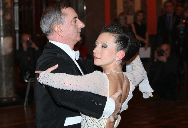 Pierwszy, historyczny taniec w naszym show - walc angielski zatańczyla Kasia Zapała i Marek Romanowski.