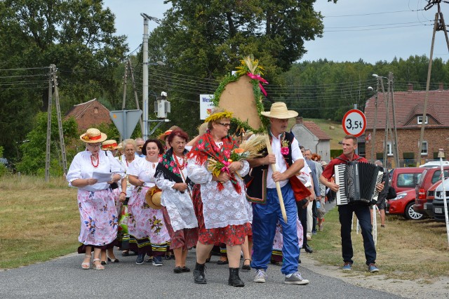 Tłumy na dożynkach gminnych w Mirostowicach Górnych. Było co zjeść, czego posłuchać i dobrze się bawić na pokazach tresury psów, bractwa rycerskiego. Tuż po mszy wójt Leszek Mrożek otworzył już oficjalnie święto, a proboszcz celebrujący mszę, ustąpił miejsca kołom gospodyń wiejskich i zespołom śpiewaczym z całej gminy, by mogły zaprezentować swój dorobek artystyczny. Na scenie można było usłyszeć piosenki Złotego Kłosuj Marszowa, Czerwonej Jarzębiny z Lubanic, Wesołej Gromady z Mirostowic Górnych, Bieniowianek z Bieniowa, Karolinek  z Grabika, Wrzosu z Mirostowic Dolnych, czy Łazanek z Łazu. Na dożynkowej scenie wystąpił też zespół Koła Gospodyń Wiejskich z Olbrachtowa.Spośród kilkunastu wieńców, robionych rozmaitymi technikami wybrano ten najpiękniejszy,  był też konkurs na najlepszą domową nalewkę, najsmaczniejszy chleb. Panowie, ale i panie mogły się wykazać umiejętnościami strzeleckimi w konkursie o Puchar Wójta. Na stoiskach można było skosztować domowych wypieków,pajdy chleba ze słoniną wędzoną w przyprawach. Organizatorzy: czyli sołtys wsi z radą sołecką i Stowarzyszenie „Mirostowic” i miejscowe Koło Gospodyń Wiejskich przygotowali sporo innych atrakcji:pokaz tresury psów, warsztaty robienia wianków,  garncarskie. Można było zrobić sobie pamiątką fotkę w Fotobudce i obejrzeć pokazy Bractwa Rycerskiego Zamku Będzin. Gwiazdą wieczoru był zespół „Skaner”. Zabawy dopełnił pokaz fajerwerków, a goście bawili się do białego rana  na zabawie pod chmurką. PolecaneŻary. Co robią w sobotnie poranki żaranie? Biegają po Zielonym Lesie. Dziś wystartowali już 307 raz!Zobacz zdjęcia!ZobaczKrosno Odrzańskie/Osiecznica: Jeden z pomysłodawców nie sądził, że Święto Karpia tak się rozrośnie (ZDJĘCIA)Zobacz też