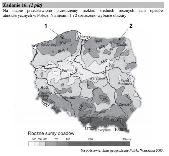 Stara matura 2016: GEOGRAFIA podstawowa [ODPOWIEDZI, ARKUSZ CKE]