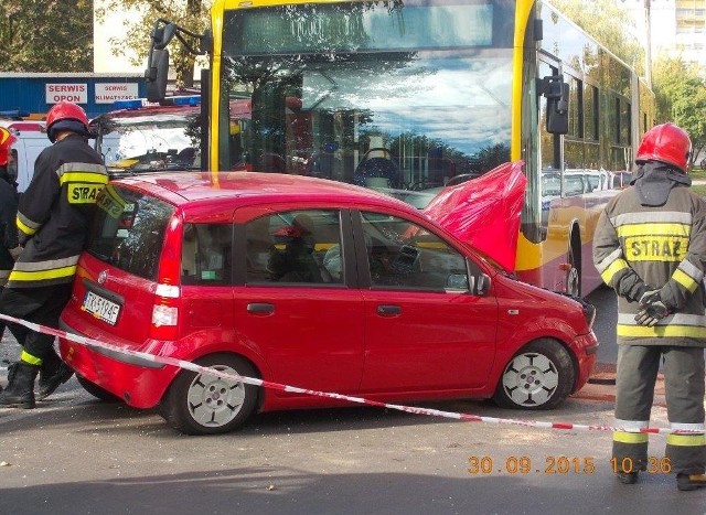 Wypadek na ul. Lutomierskiej