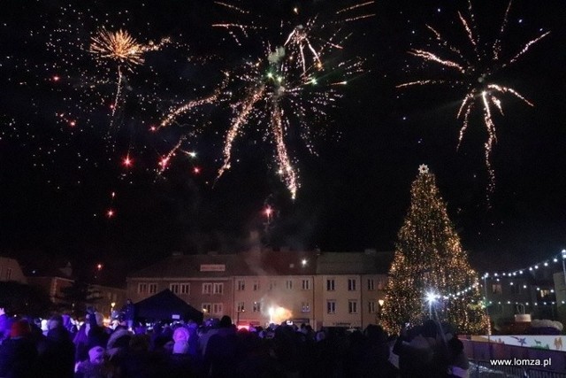 Łomżyńska noc sylwestrowa w 2019 roku.