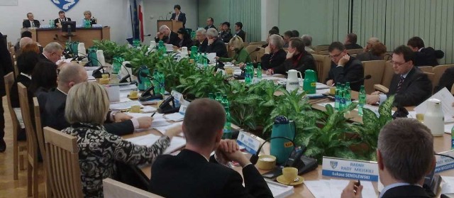 Sesja rady miejskiej w Koszalinie.