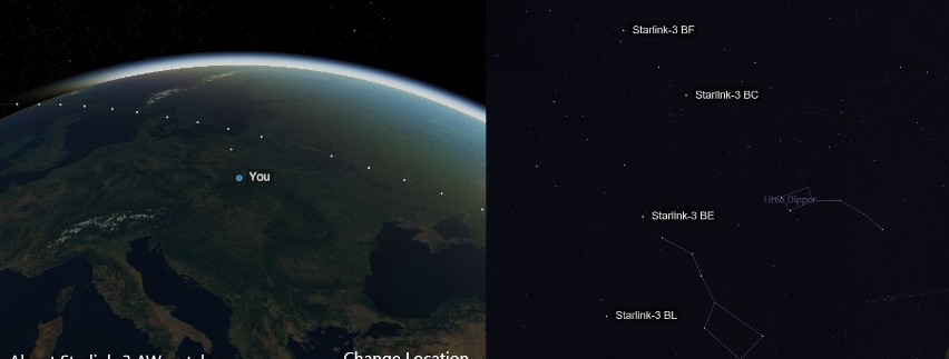 30 kwietnia satelity będą dobrze widziane nad Polską