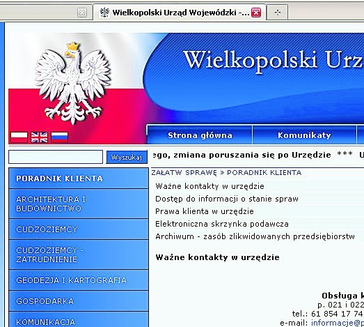 Urząd Wojewódzki korzysta z platformy ePUAP