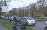Ogromne korki w okolicach Cmentarza Centralnego w Szczecinie