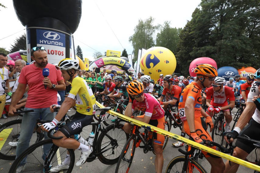 Tour de Pologne 2018 Wieliczka. Kolarze ruszyli na 5. etap Tour de Pologne. Wygrał Michał Kwiatkowski [ZDJĘCIA]