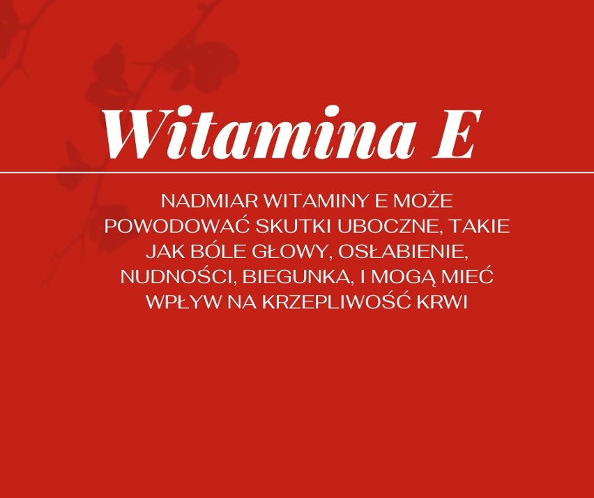 Czym grozi przedawkowanie witamin? To jest niebezpieczne!