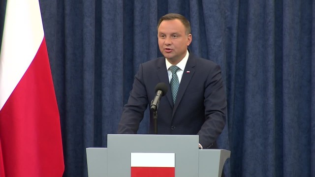 Prezydent Andrzej Duda wygłosił w Pałacu Prezydenckim specjalne oświadczenie dotyczące reformy wymiaru sprawiedliwości