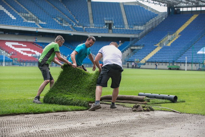 Stadion Wisły. Nowa murawa czeka na reprezentację [WIDEO, ZDJĘCIA]