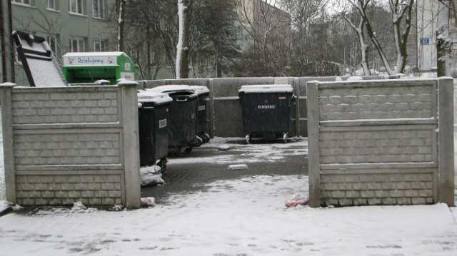 Kontenery na Osadzie Jana w Tarnowskich Górach na razie nie są przepełnione. Mieszkańcy uważają jednak, że to się wkrótce zmieni.