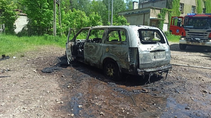Przyczyny pożaru auta w Gotartowicach nie zostały ustalone