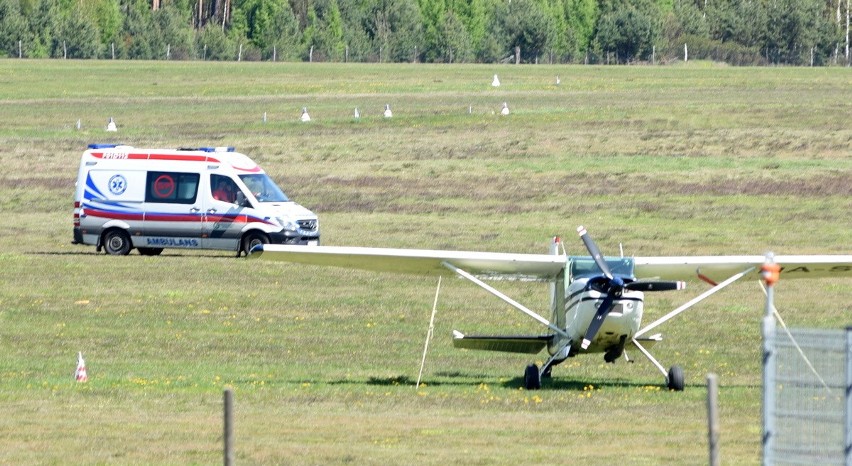 Na lotnisku w Przylepie w czasie lądowania rozbił się...