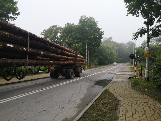 Ciężarówka zerwała sieć trakcyjną, nikomu nic się nie stało.