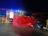 Śmiertelny wypadek na autostradzie A1 w okolicach Kamieńska. Nie żyje 1 osoba, 4 zostały ranne 7.08.2023