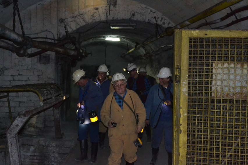 Wczoraj kopalnię Kazimierz-Juliusz odwiedzili muzealnicy ze...