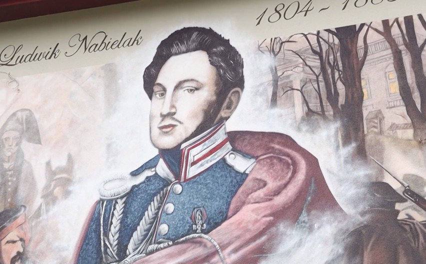 W Stobiernej odsłonięto mural Ludwika Nabielaka [WIDEO]