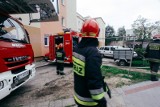 Pożar w budynku wielorodzinnym w Sępólnie Krajeńskim. Przez niedopałek