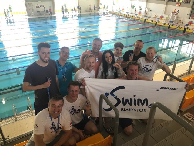 Pływacy iSwim Białystok wystąpili w rolach głównych mistrzostw Polski masters w Gliwicach