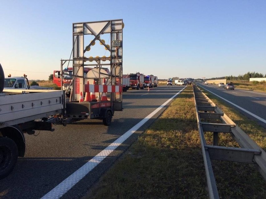 Wypadek autokaru z dziećmi na A1 koło Tczewa. Jechały nim...