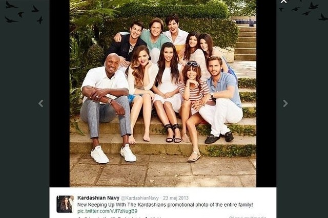 Rodzina Kardashianów (fot. screen z Twitter.com)
