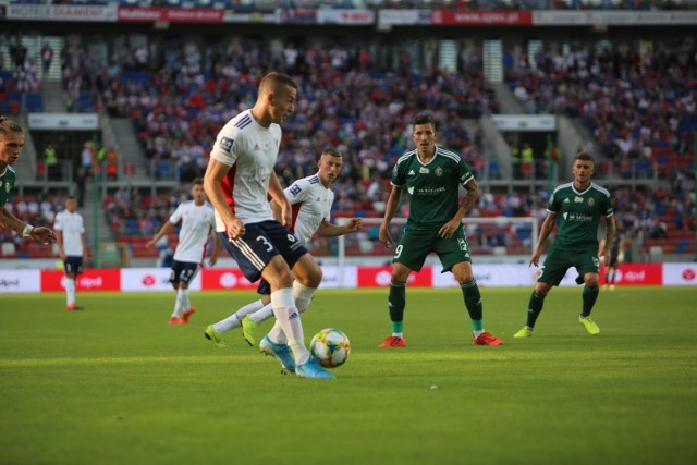 15.09.2019 zabrzemecz gornik zabrze slask wroclaw lotto ekstraklasa pilka nozna nz boris sekulic gornik i erik exposito slaskfot. marzena bugala- azarko / /dziennik zachodni/ polska press