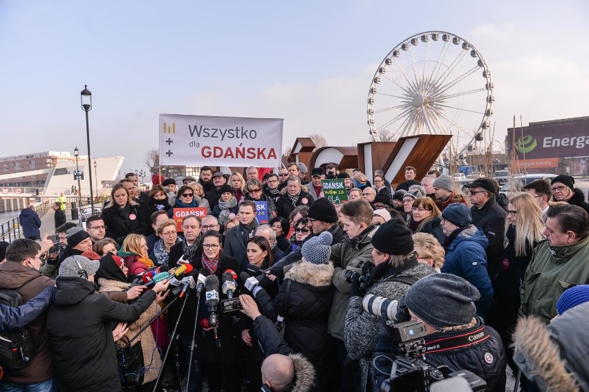 Konferencja Aleksandry Dulkiewicz w sprawie kandydowania w...