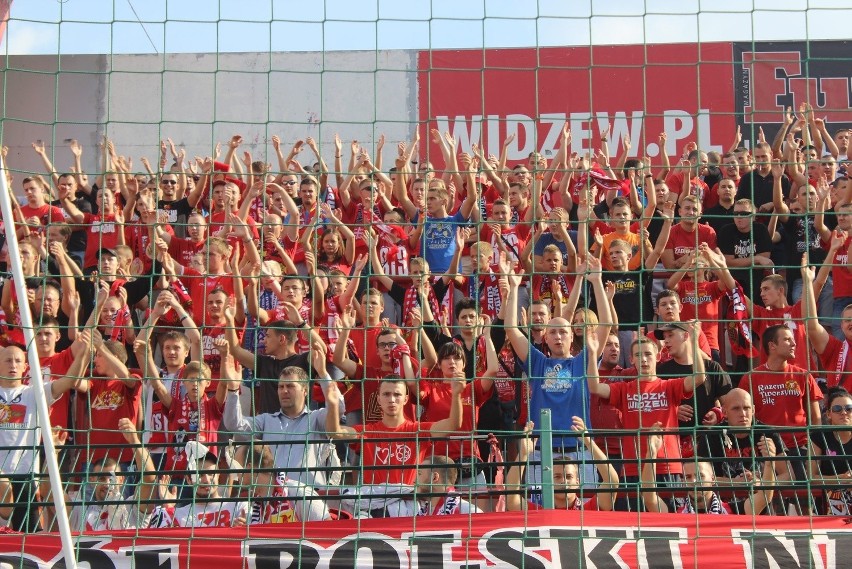 Kibice na meczu Widzew Łódź - Miedź Legnica [ZDJĘCIA+FILM]