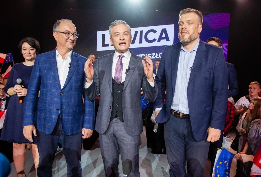 Wybory parlamentarne 2019. Wyniki: Lewica w euforii. SLD trzecią siłą w Sejmie. Relacja ze sztabu [ZDJĘCIA]