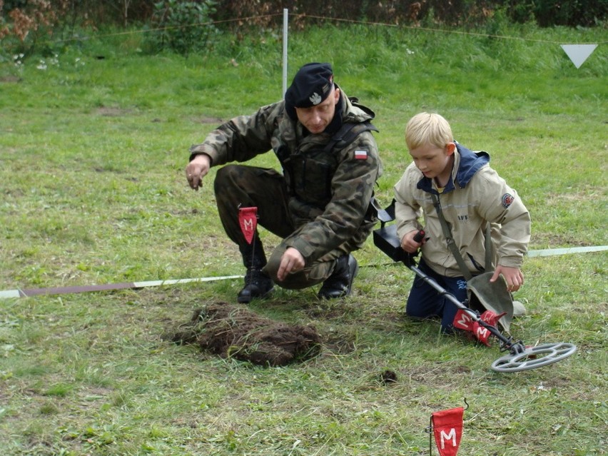 Wojskowe świeto w zaganskim parku