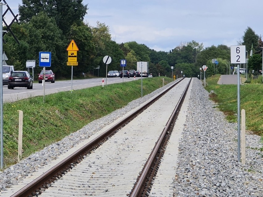 Przebudowana linia kolejowa na odcinku Toruń Wsch. - Chełmża