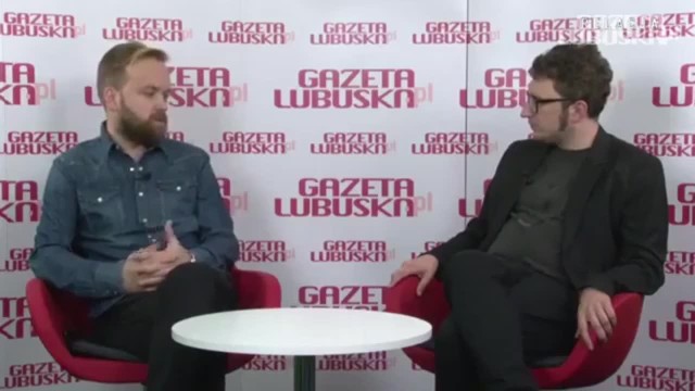 Dr Łukasz Młyńczyk, prof. Uniwersytetu Zielonogórskiego i Maciej Dobrowolski, dziennikarz Gazety Lubuskiego