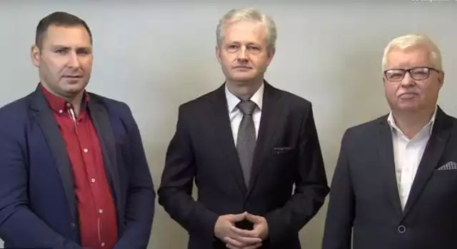 Od lewej: Marcin Saltarski, Janusz Koniusz, Marek Omasta