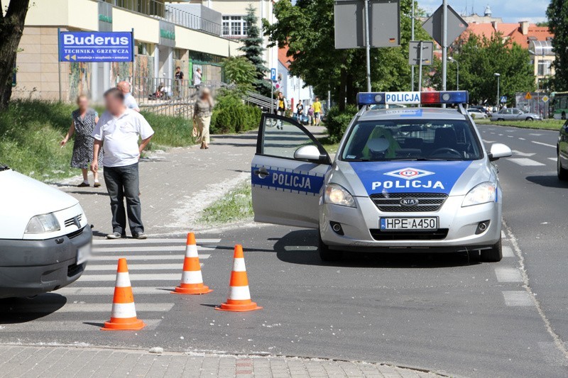 Potrącenie rowerzystki w Zielonej Górze