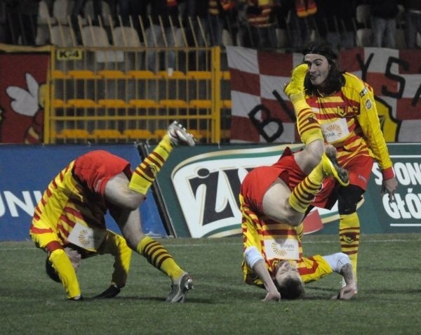 Jagiellonia pokonała PGE GKS Bełchatów 2:1 i opuściła strefę spadkową (zdjęcia i wideo)