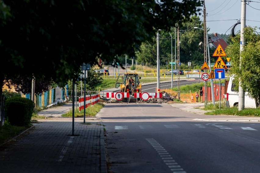 Prace przy ulicy Narewskiej mają zakończyć się 27 sierpnia.