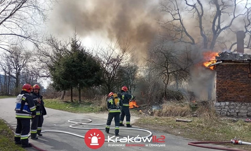Pożar w Krakowie - zdjęcia dzięki uprzejmości serwisu Kraków...