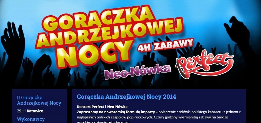 Andrzejki 2014: Imprezy andrzejkowe w Katowicach, Chorzowie, Jaworznie i Rudzie Śląskiej