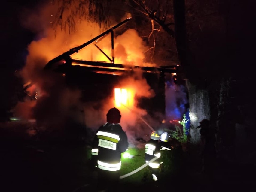 Pożar domu jednorodzinnego w Nowym Borku w gminie Błażowa [ZDJĘCIA]