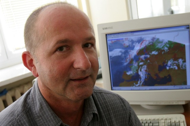 Maciej Maciejewski, kierownik białostockiego Biura Prognoz Meteorologicznych.